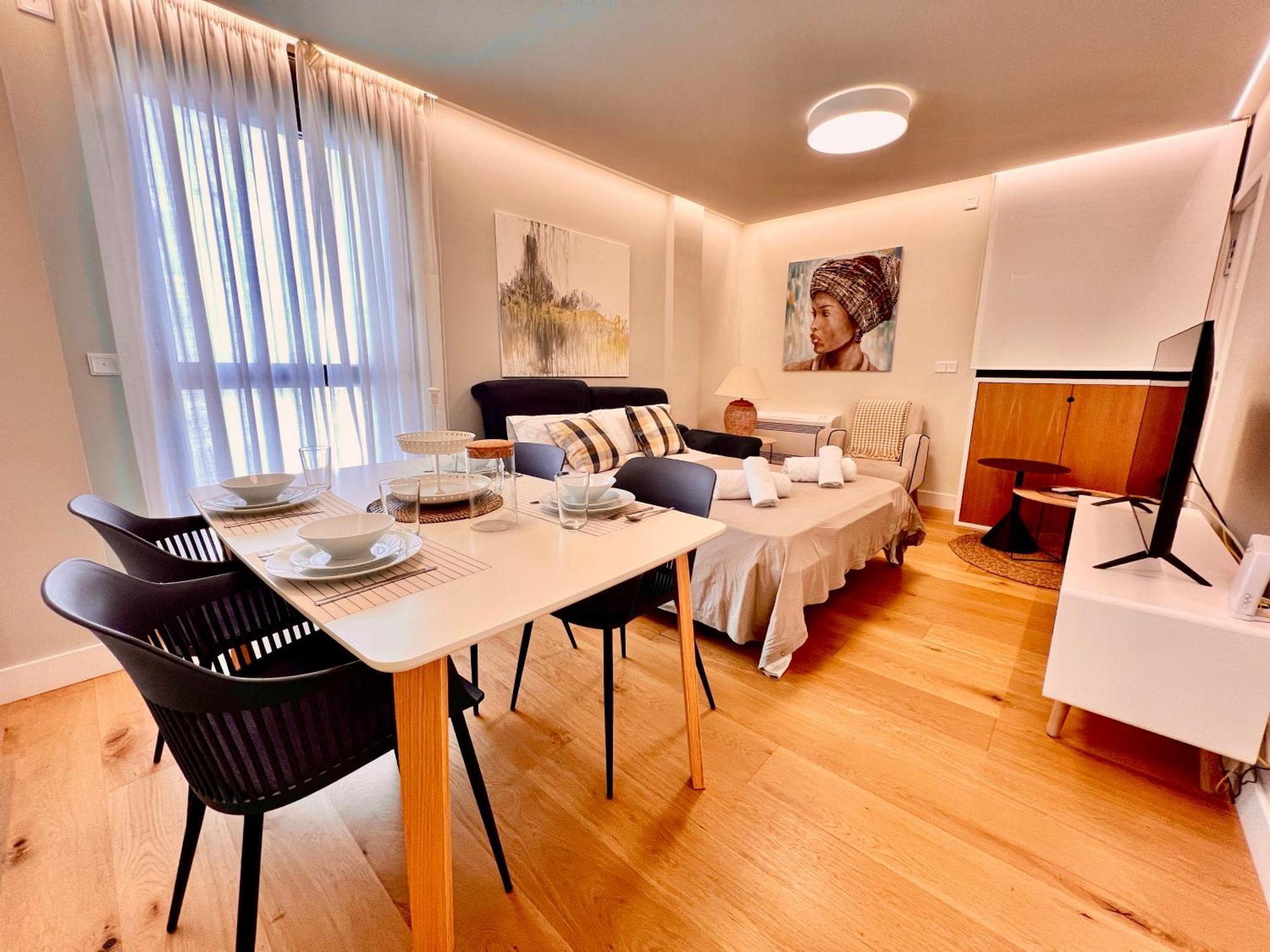 Puente Santiago Apostol Apartment ปอนเตเบดรา ภายนอก รูปภาพ